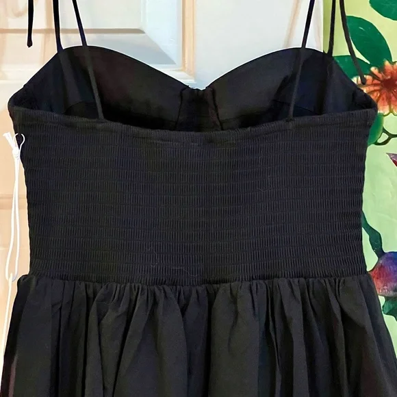 🌺🎉HP🎉🌺 NWT Staud Landry Maxi Dress Black - Picture 15 of 16